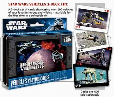Vehicles – Heroes and Villains 2-deck tin